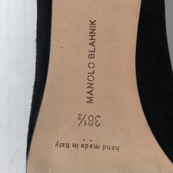 ✨SOLD✨Manolo Blahnik Carolyne Black Heels - Picture 6 of 8